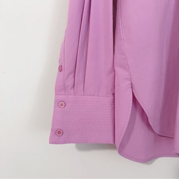 ⭕️ ZARA Shirt Long Sleeve Pink Medium - Picture 5 of 6